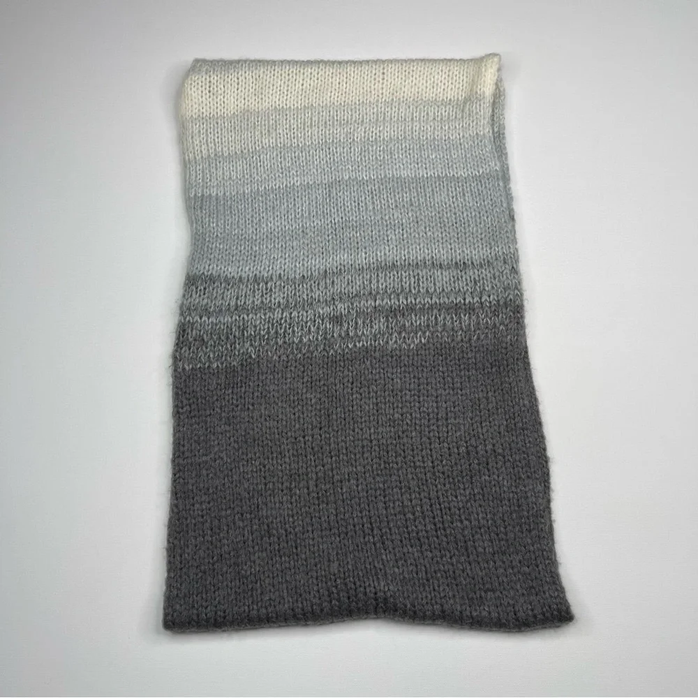 Wooden Ships Infinity Scarf Mohair Wool Grey Soft Comfy Gorp Winter Outdoor